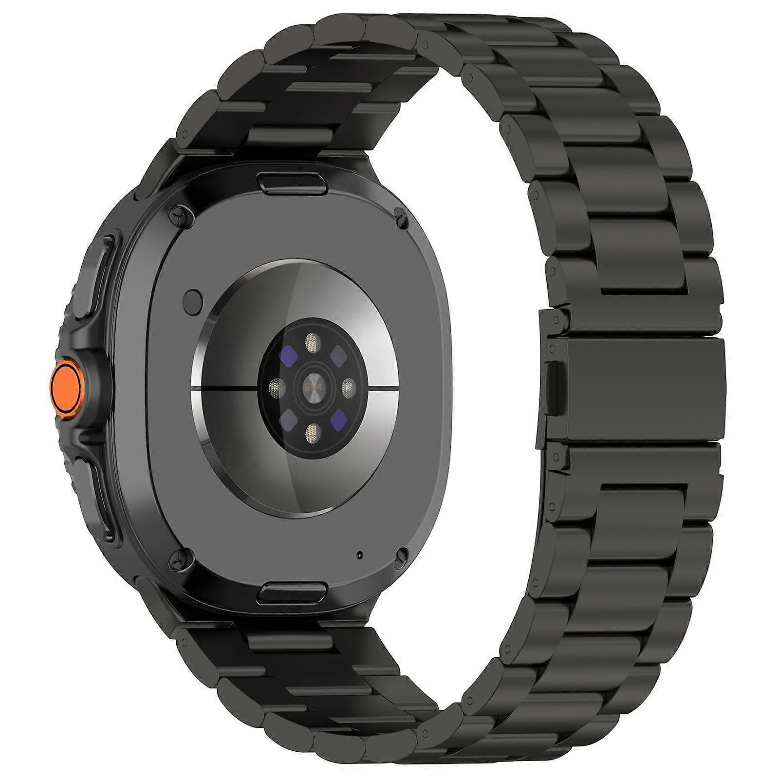 Tri-beads Flat Buckle Titanium Alloy Watch Band