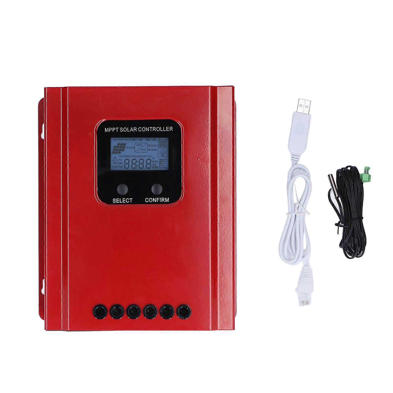 Solar Charge Controller MPPT LCD Display Photovoltaic Charging Control Regulator 150V Input