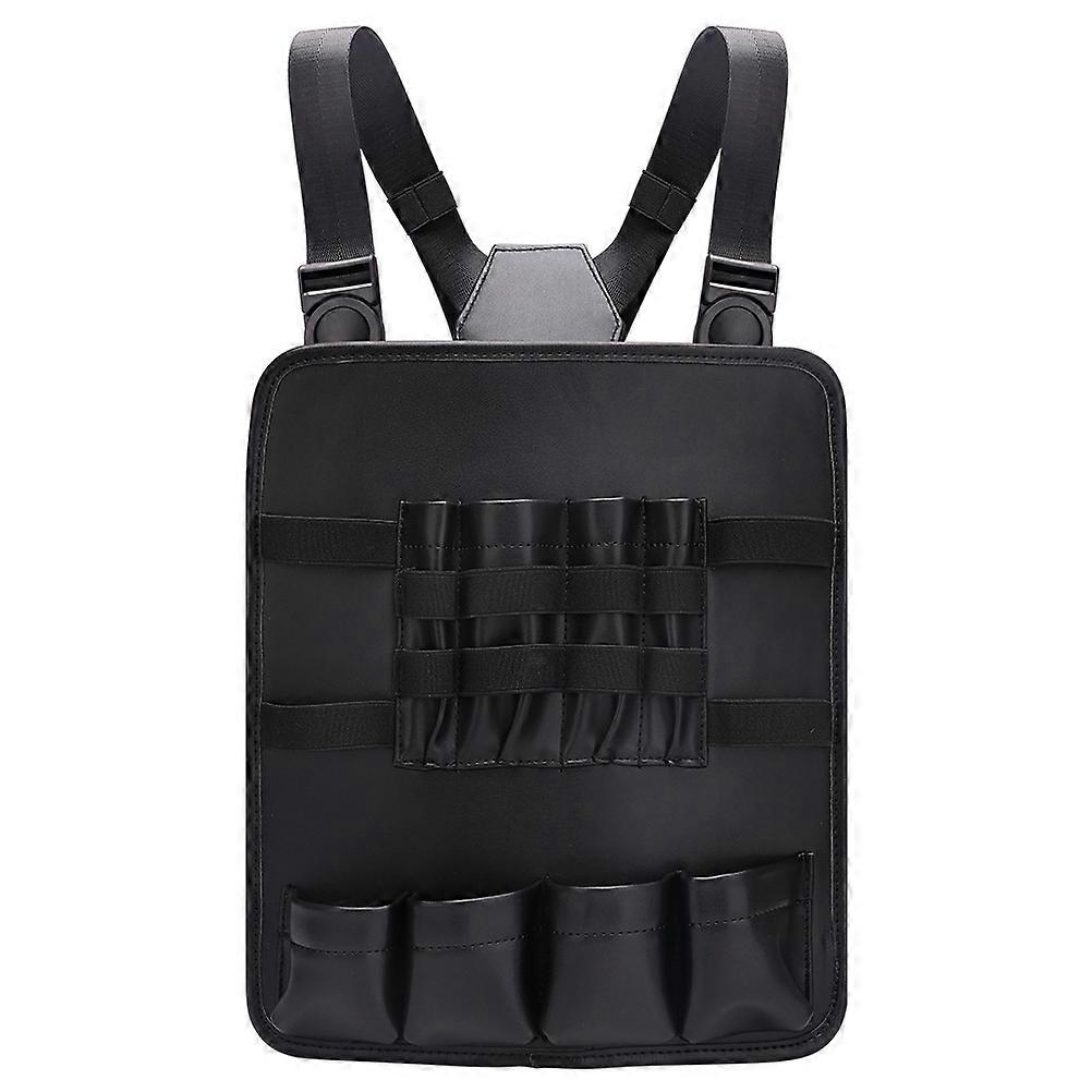 Multi Functional Hair Stylist Clipper Bag with Adjustable Straps – Durable Portable Organizer Vest for Scissors, Combs & Tools for Professional