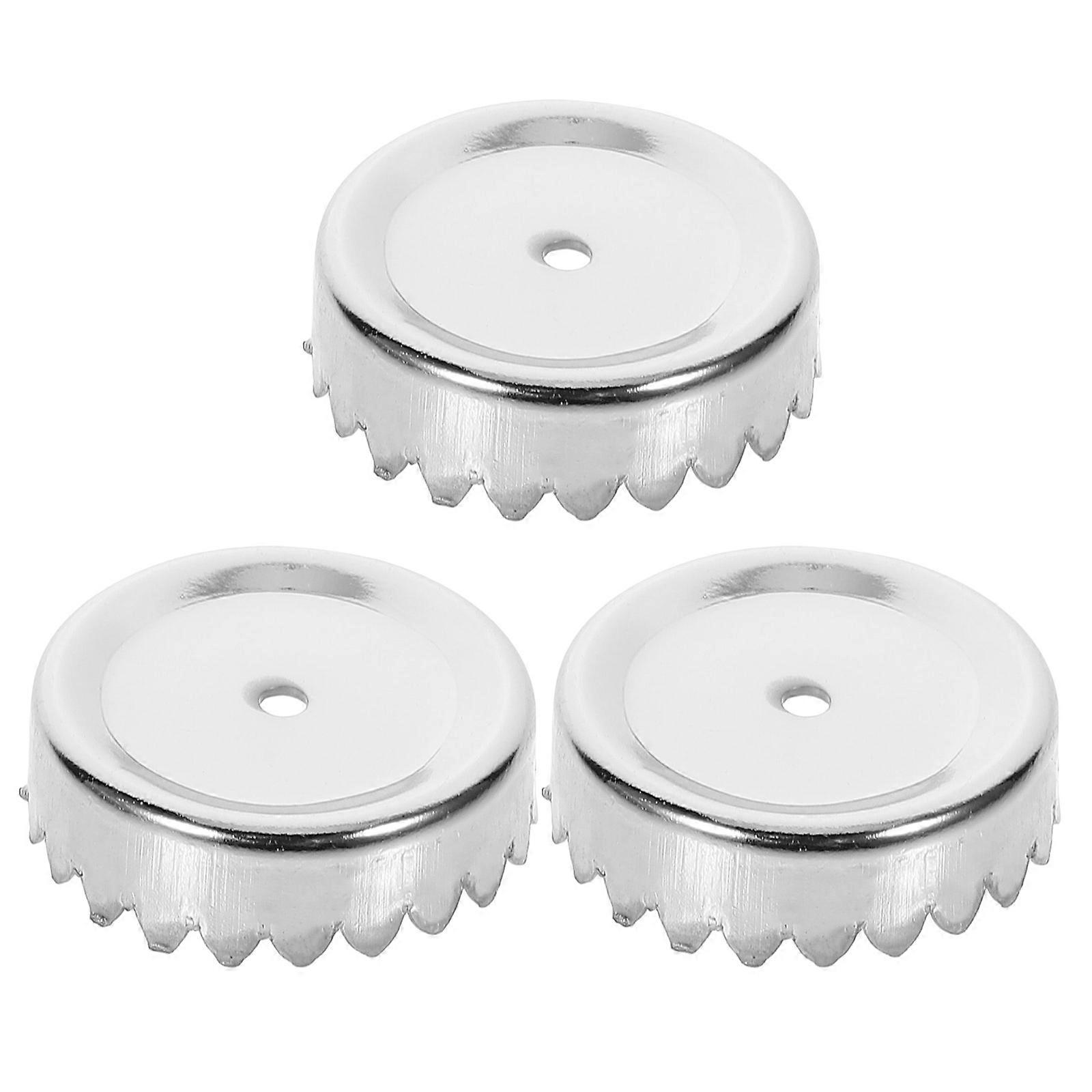 Soap Dish Cap Square Simple Design Daily Use Preventing Wetness 2.10X2.10X0.50CM 3Pcs