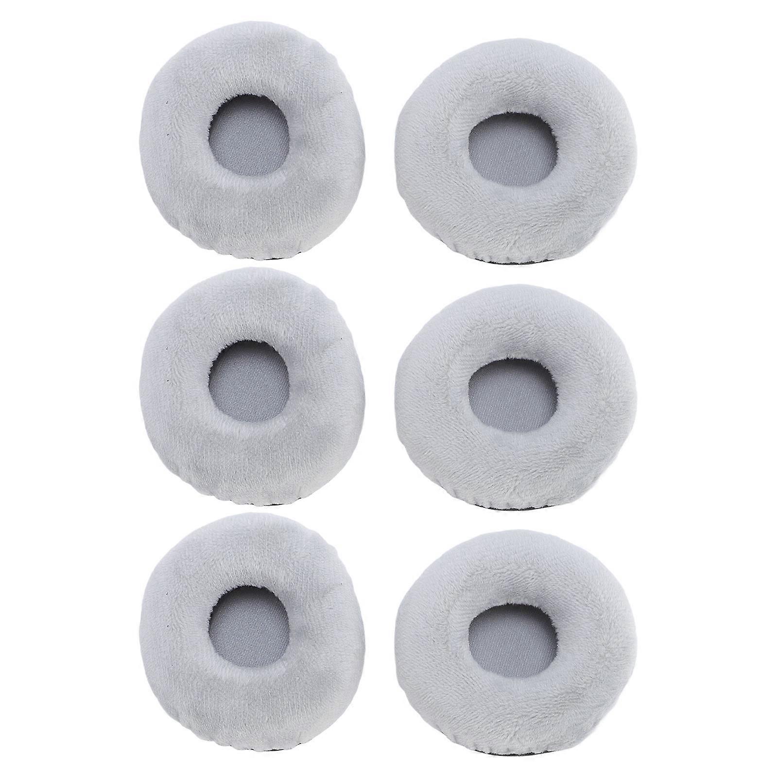 Upgrade Your Headphones with 6pcs 60mm Velvet Ear Pads for ATH-ES55 SJ1, Universal Fit