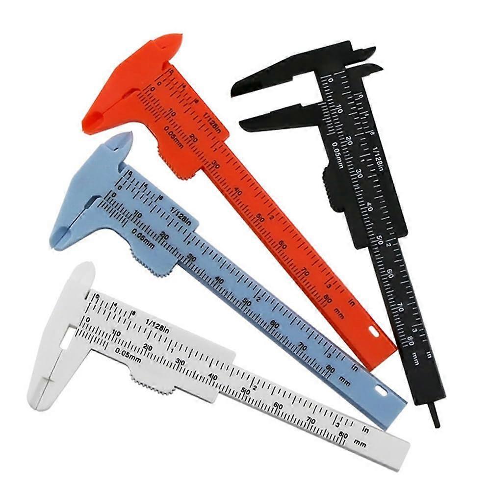 080 mm Plastic Caliper with Dual Scale, Caliper for Play Measurements, Mini Measuring Tool Ref: 1449
