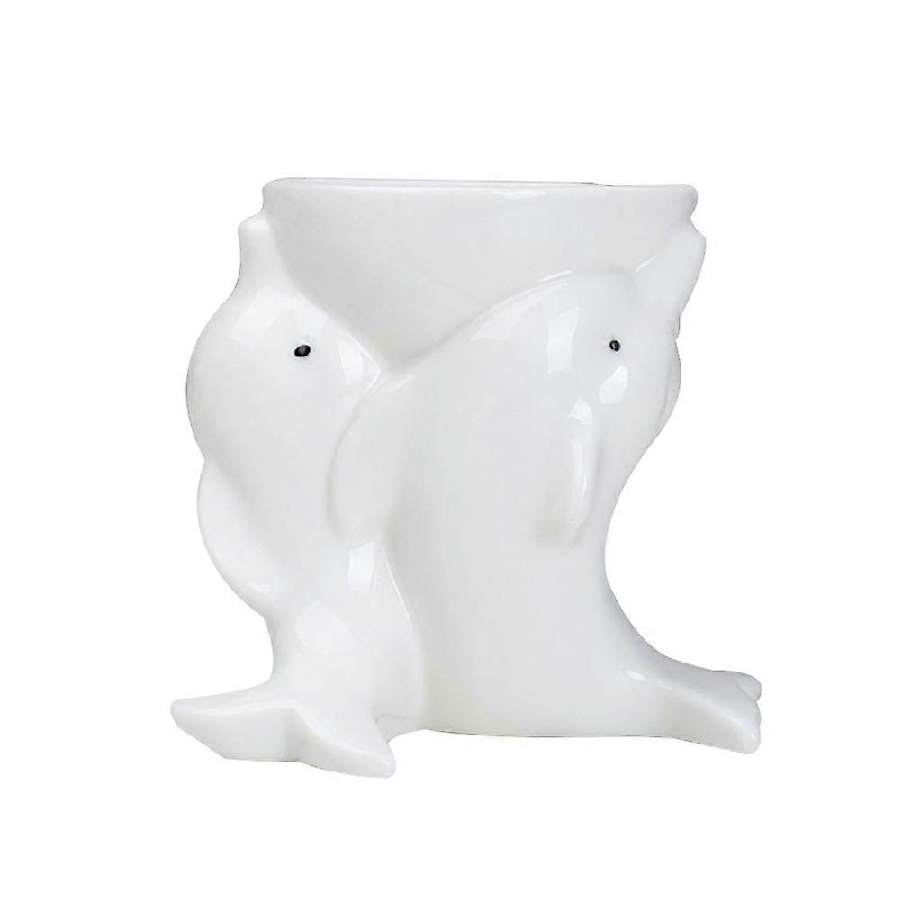 Dolphin Flower Pot Bonsai Planter Succulents Pot For Living Room Bookshelf Simple And 1Pc