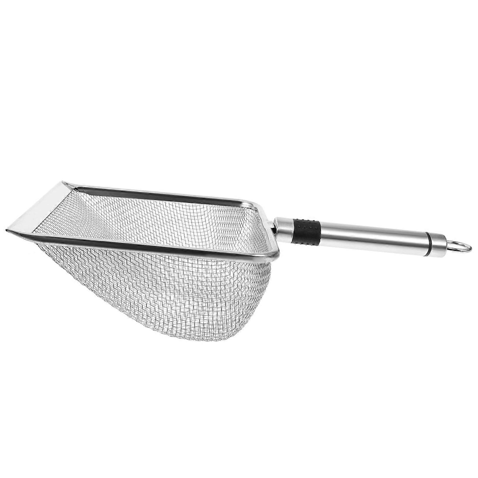 Ergonomic, durable, and effective cat litter scoop with large mesh for easy handling and hygiene, designed for cat owners.