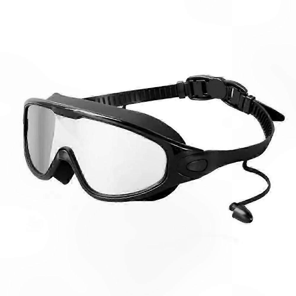 Wide View Anti-Fog UV Protective Swim Goggles for Adults and Kids, Comfortable No-Leak Design