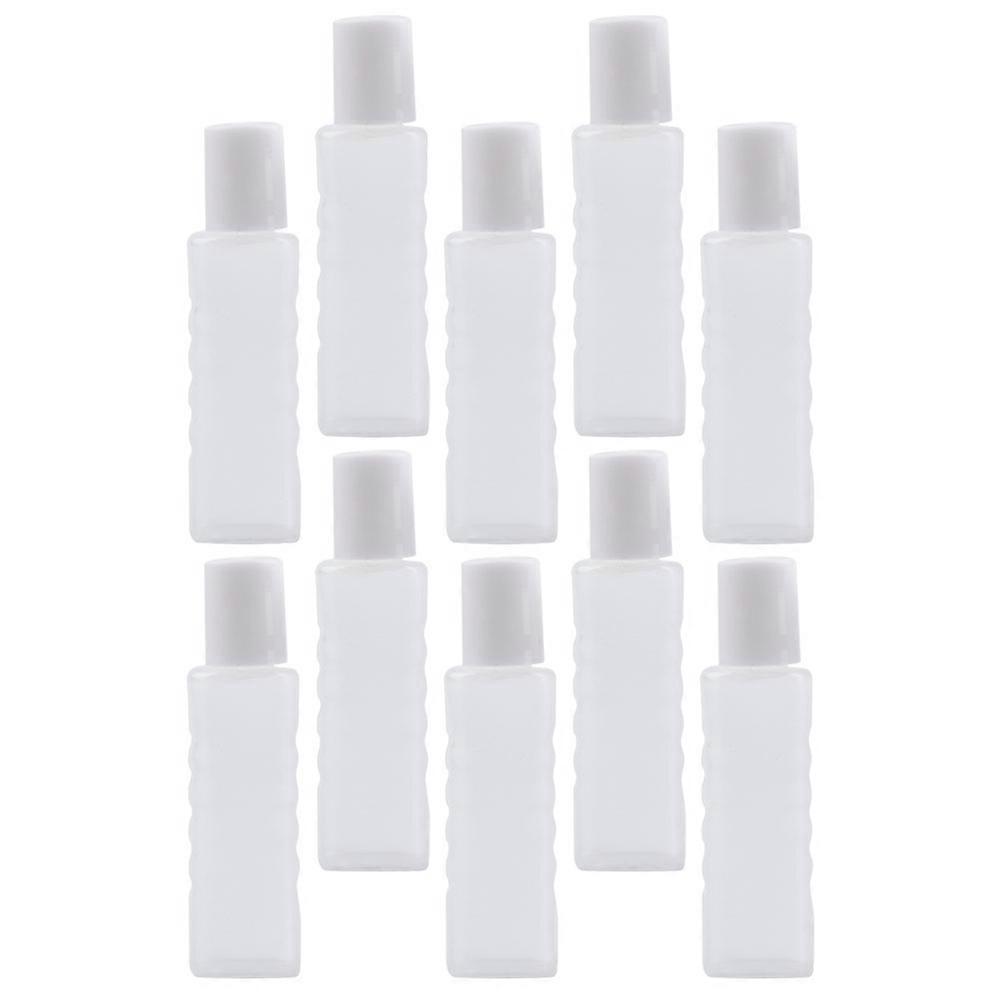 Multi-function Travel Bottle Transparent Small Bottles 5.5x1cm Daily Use 10Pcs