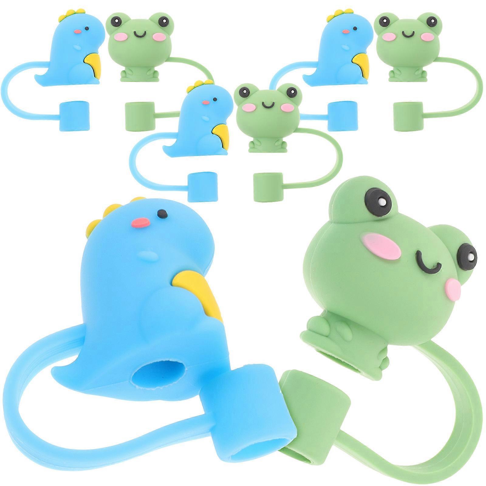 Lovely Straw Tips Covers For Parties Protecting Straw 8Pcs