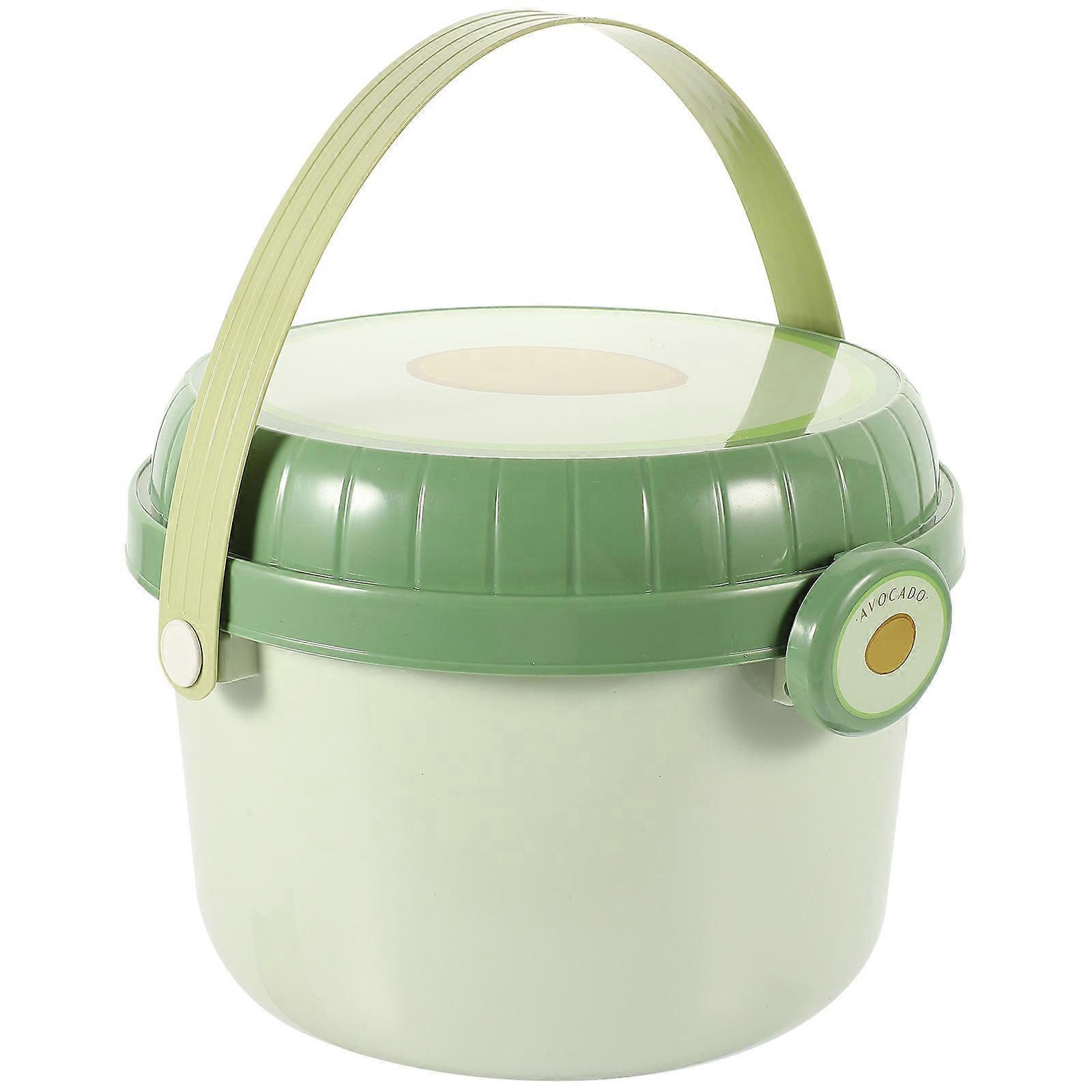 Creative Carrying Toy Bucket Convenient Storage Case Toy Bin Office Carry Bucket Storage Case(S)