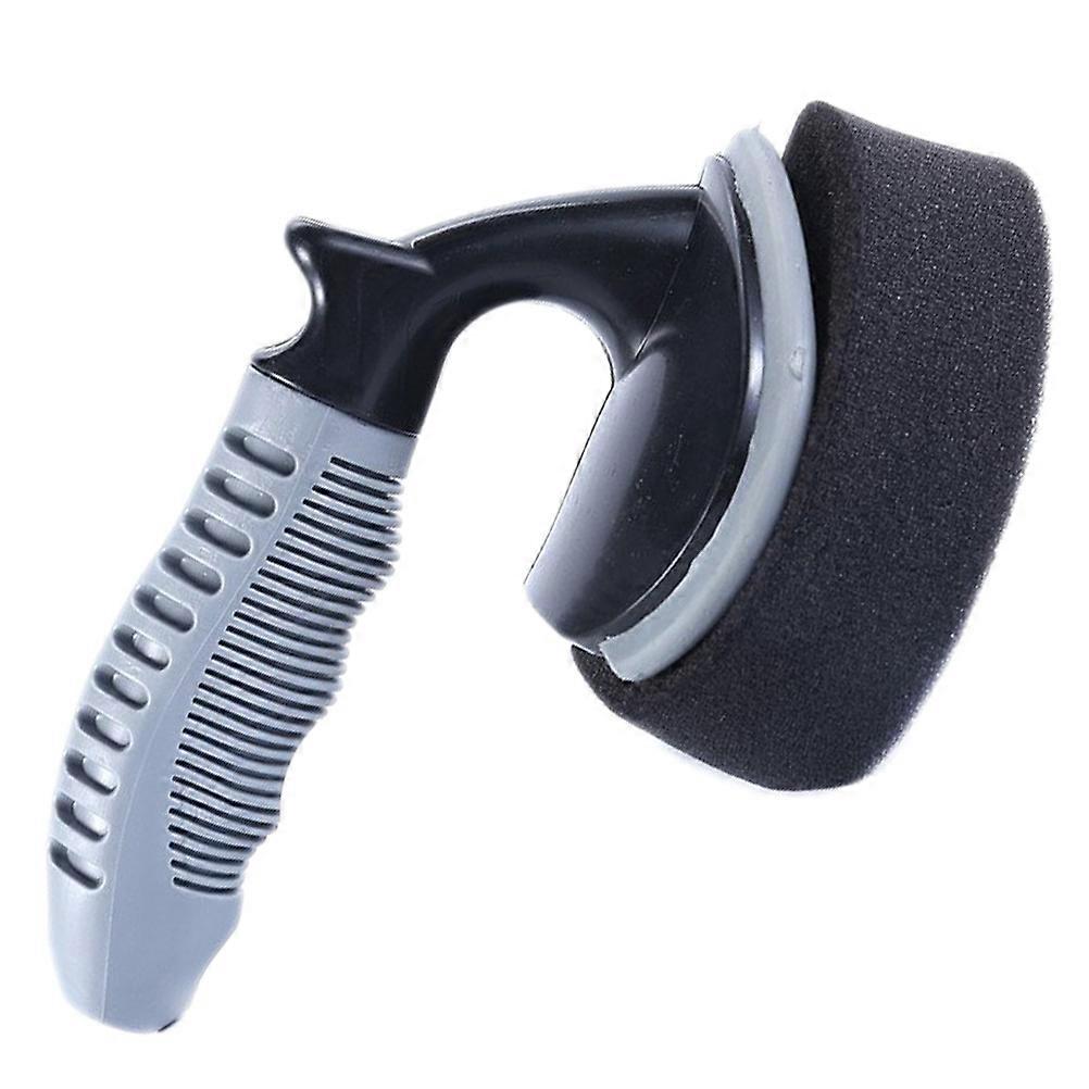 Tyre Shine Brush Ergonomic Car Wheel Brush Assorted Color 16.00X12.00X7.00CM 1 Set