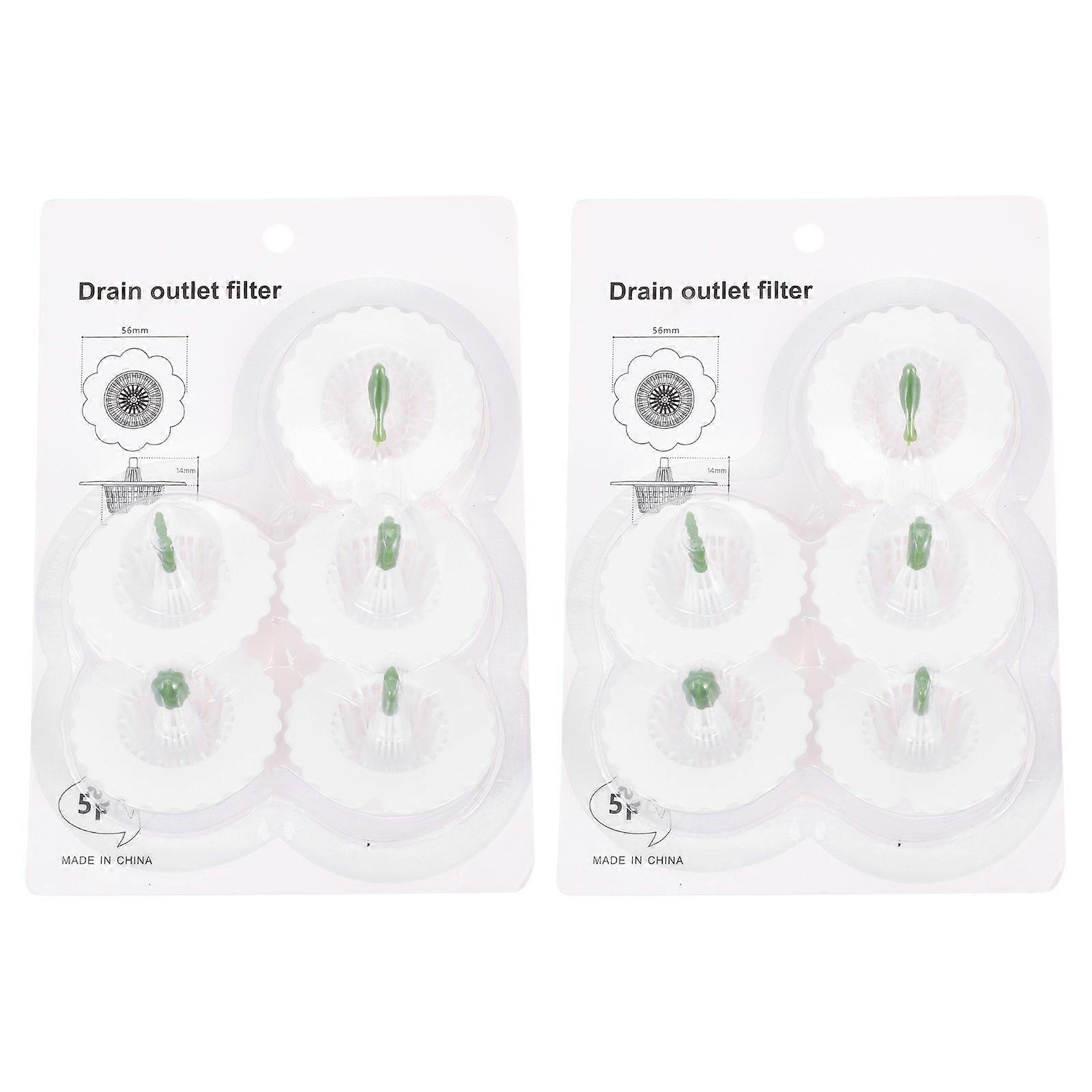 Kitchen Sink Strainers for Drain Prevent Blockage 2.4×2.4×1.2in Daily Use 10Set