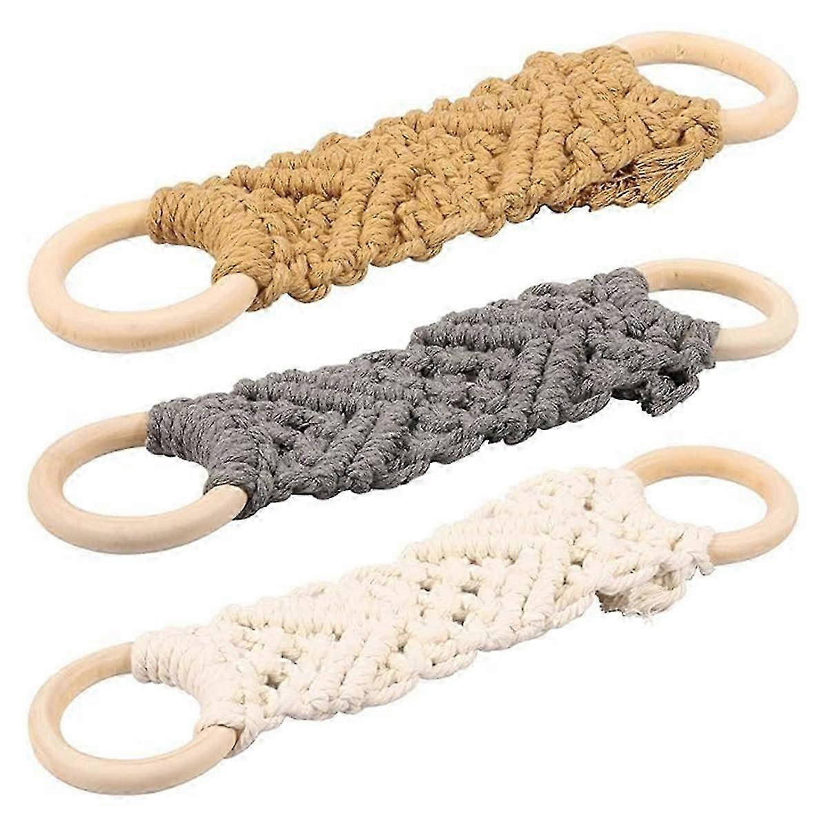 3Pcs Handmade Crochet Dish Towel Holder