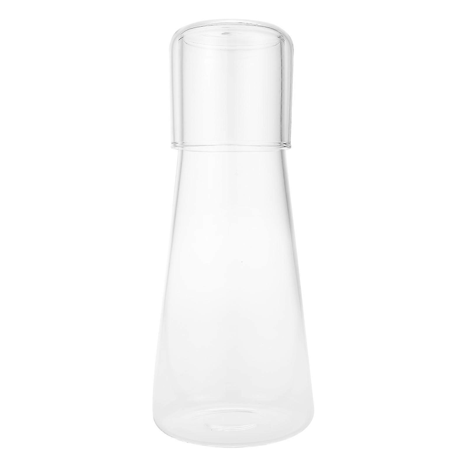 Juice Cooling Kettle 1 Set For Home Parties Classic Appearance Glass Water Container With Cup