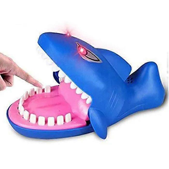 Electric Crocodile Dentist Board Game for Kids - ZGEER - Shark Attack - Blue