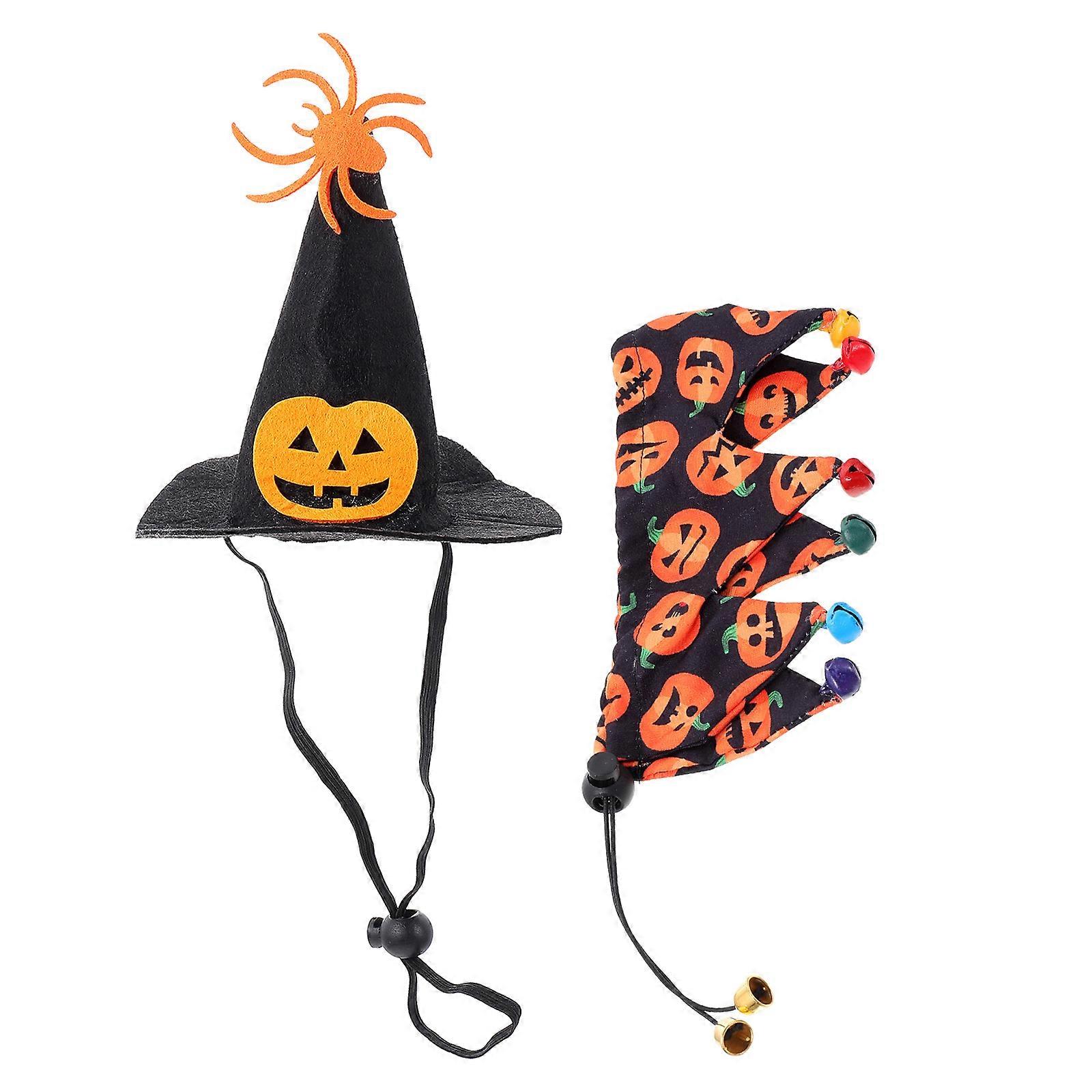 Halloween Pet Costume Dog Hat Neckerchief for Cats and Dogs – Comfortable, Skin Friendly Design for Halloween Parties and Festive Celebrations
