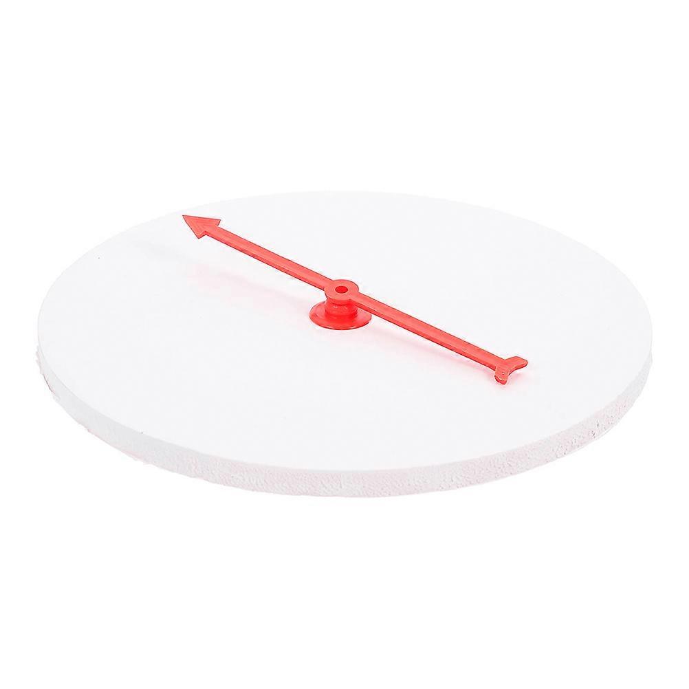 Spinning Prize Wheel Turntable For Parties Classrooms Annual Meetings 10X10X1CM Red Color 1Pcs