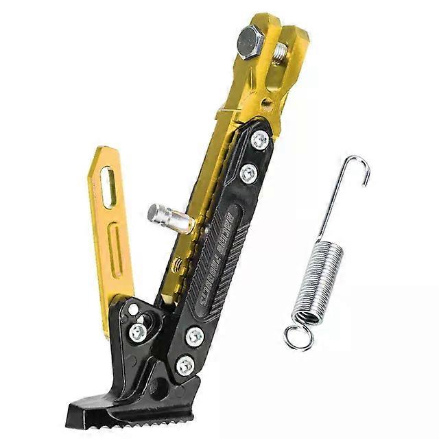Motorcycle Adjustable Foot Bracket Durable Corrosion Resistant Kick Stand Parking CNC Metal Foot Side Kickstand Motorcycle Stand
