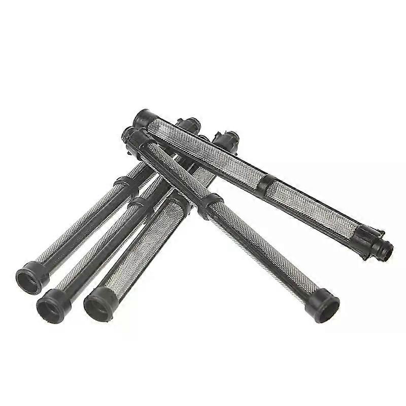 5pcs Black 60 Mesh Airless Pump Filter For Airless Gun Replacement Tools