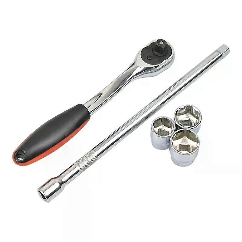 M89B 17pcs Socket Accessory Kit - High quality chrome vanadium steel with mirror finish - Includes socket adapters hair extensions