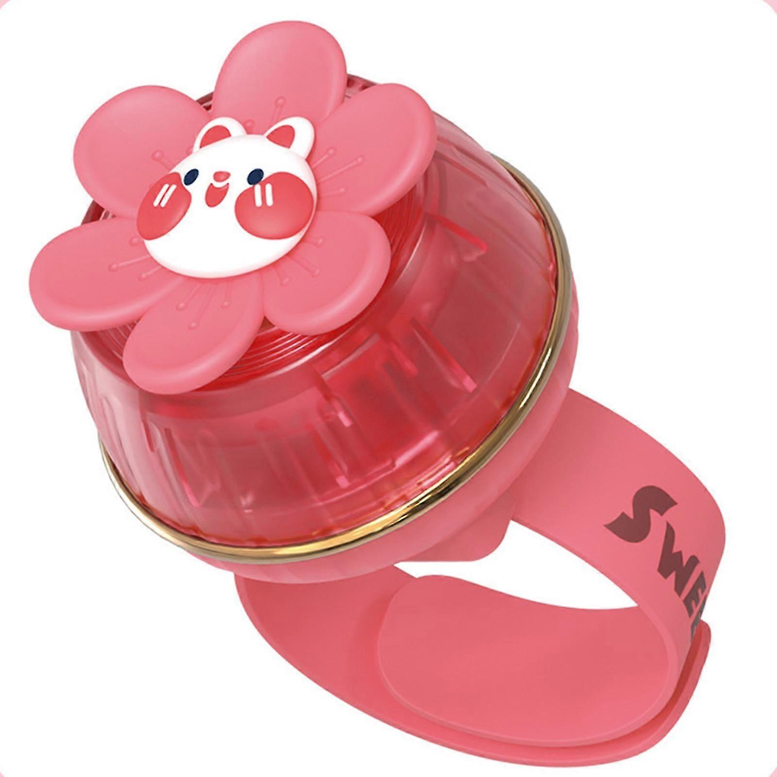 מאוורר מיני שעון עם רצועת יד - מופעל באמצעות סוללה, מאוורר USB נטען נייד, 3 מהירויות מתכווננות - מאווררים ניידים לילדים מקורה בחוץ