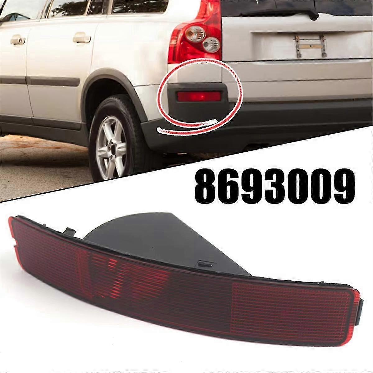 Pair of Rear Bumper Reflectors for Volvo XC90 2003 2004 2005 2006 Compatible with Tail Lights No Bulb