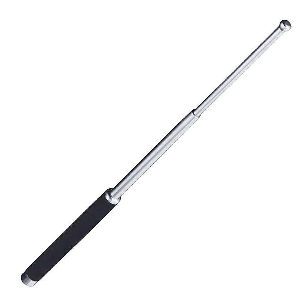 Portable three-section telescopic walking stick