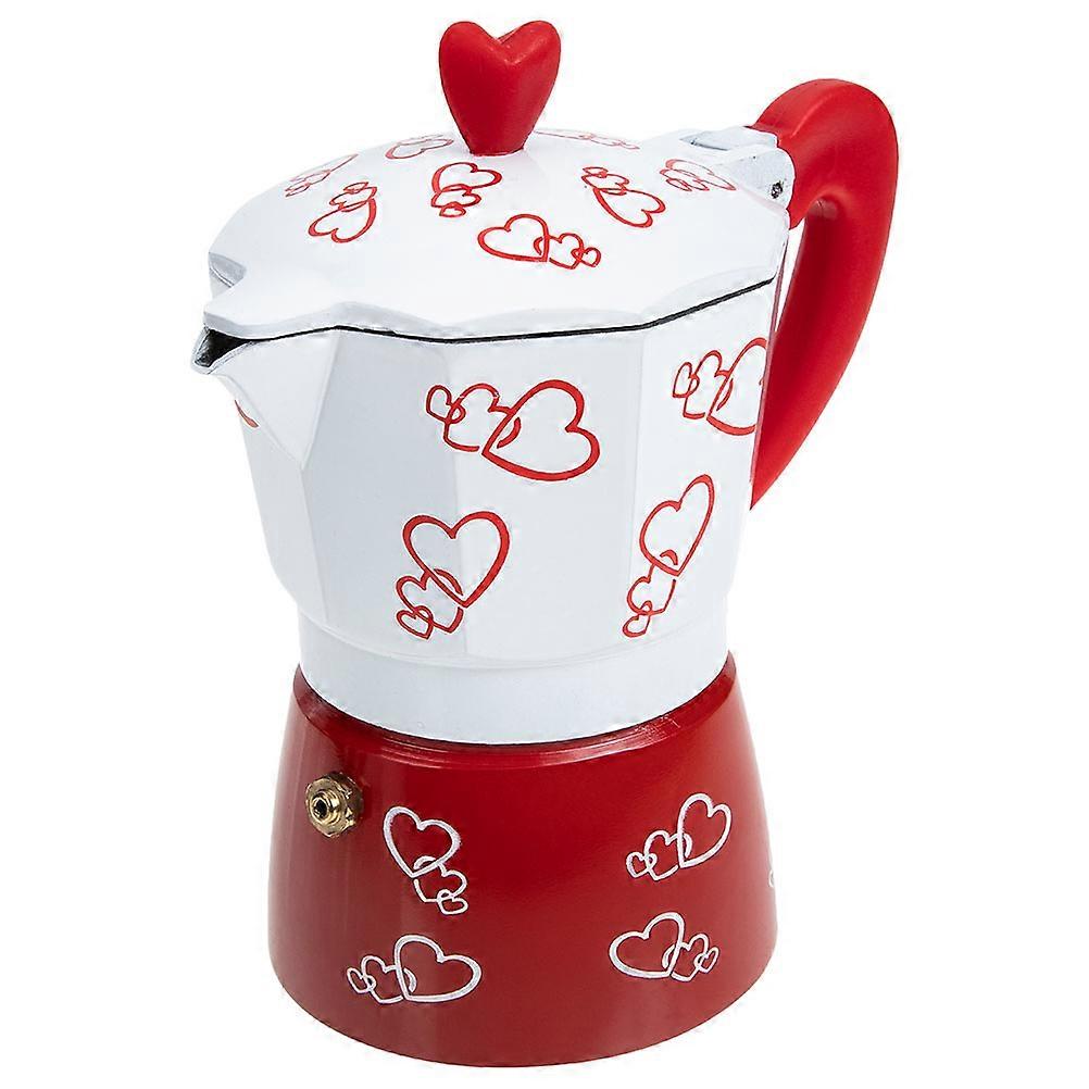 Stove Top Mocha Pot Espresso Maker Aluminum For Home Use 18.50X9.50X9.50CM Built-in Filter 1Pcs