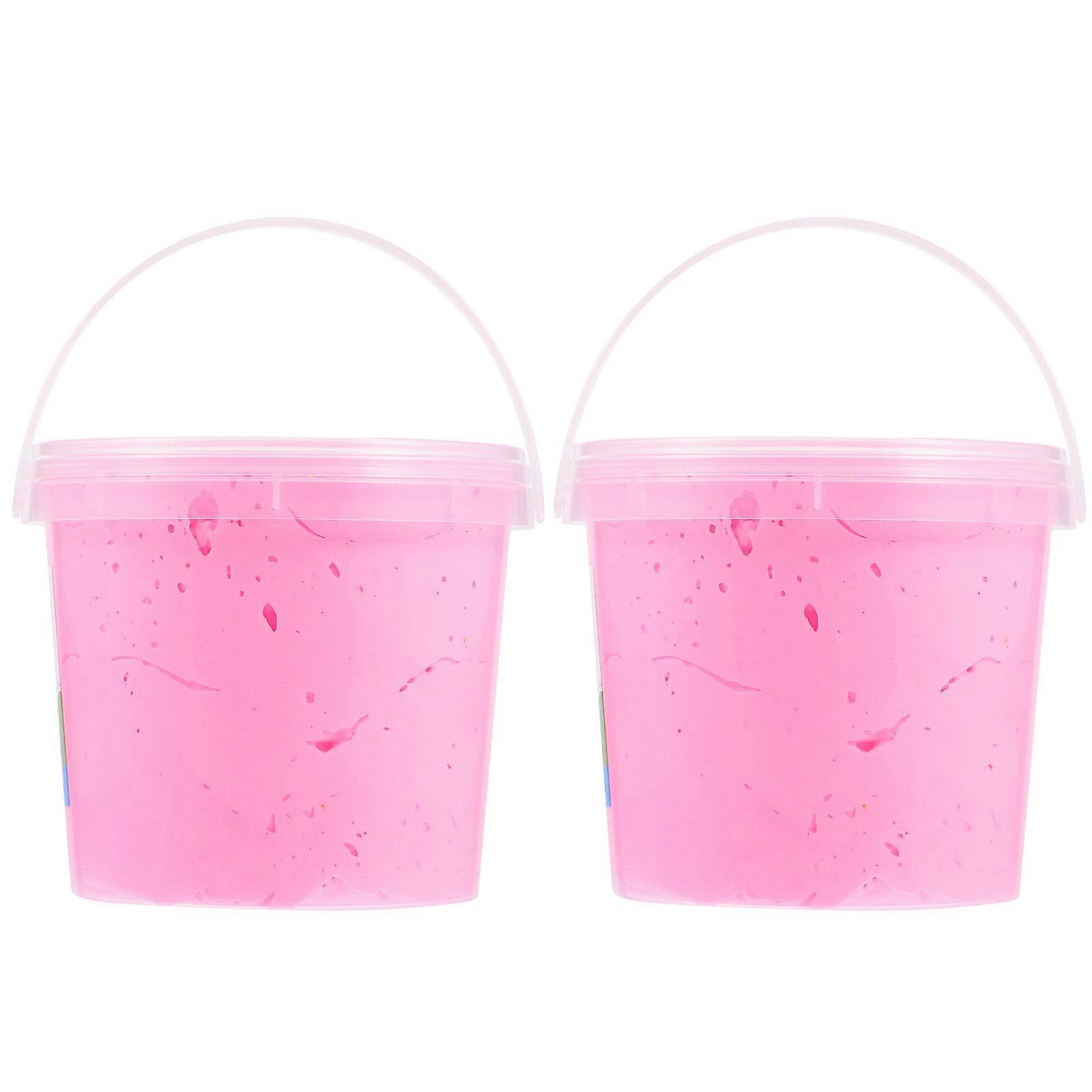 Soft Clay For Kids In Eye-Catching Pink Best Suited For Craft Projects And Imagination Development 2Pcs