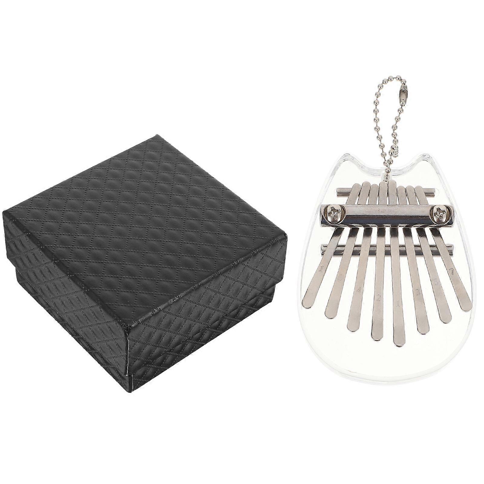 Mini Kalimba Thumb Piano Eight Keys Musical Instrument Suitable For Kids And Adults Multi Color Lightweight Design 1 Set
