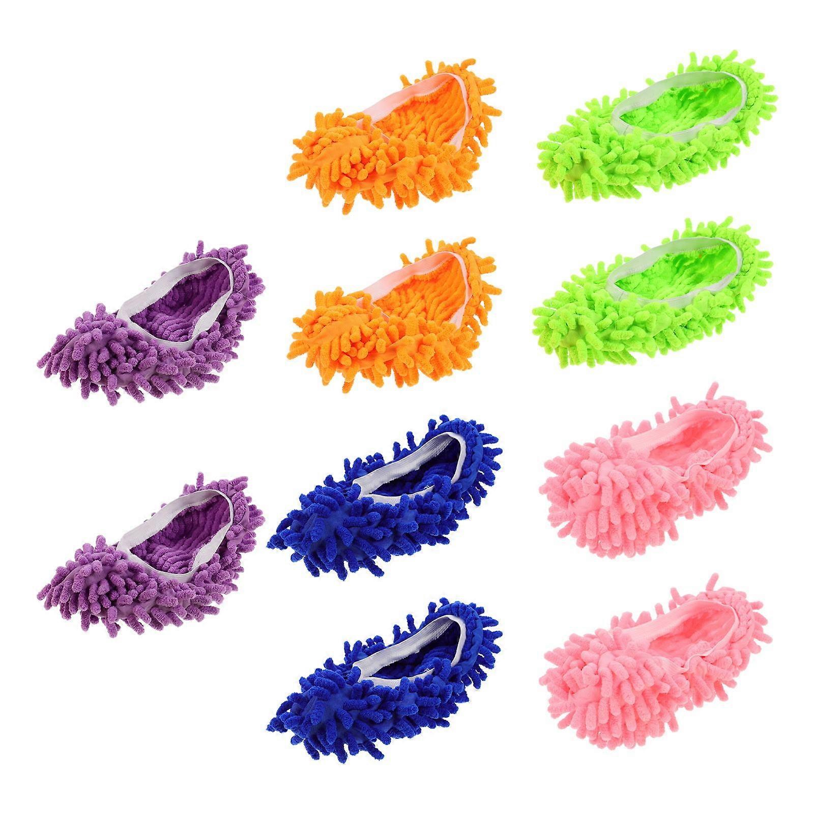 Durable 10pcs Floor Cleaning Shoe Covers For Home Use Designed For Mopping Wood Ceramic Tile Suitable For Various Foot Sizes
