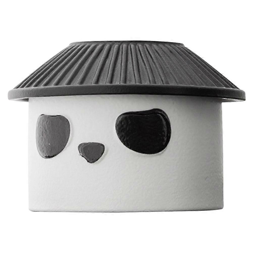 Ceramic Tea Infuser with Panda Design, Multi Functional Loose Leaf Strainer for Home and Office Use, Compact Portable Filter