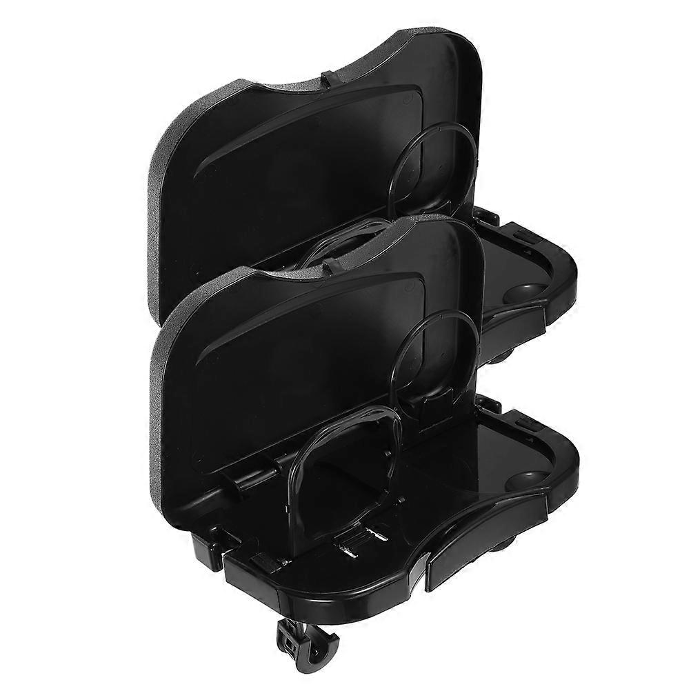 Auto Rücksitztablett ABS Tablett für den Autogebrauch 2 Stück bequemer Getränkehalter