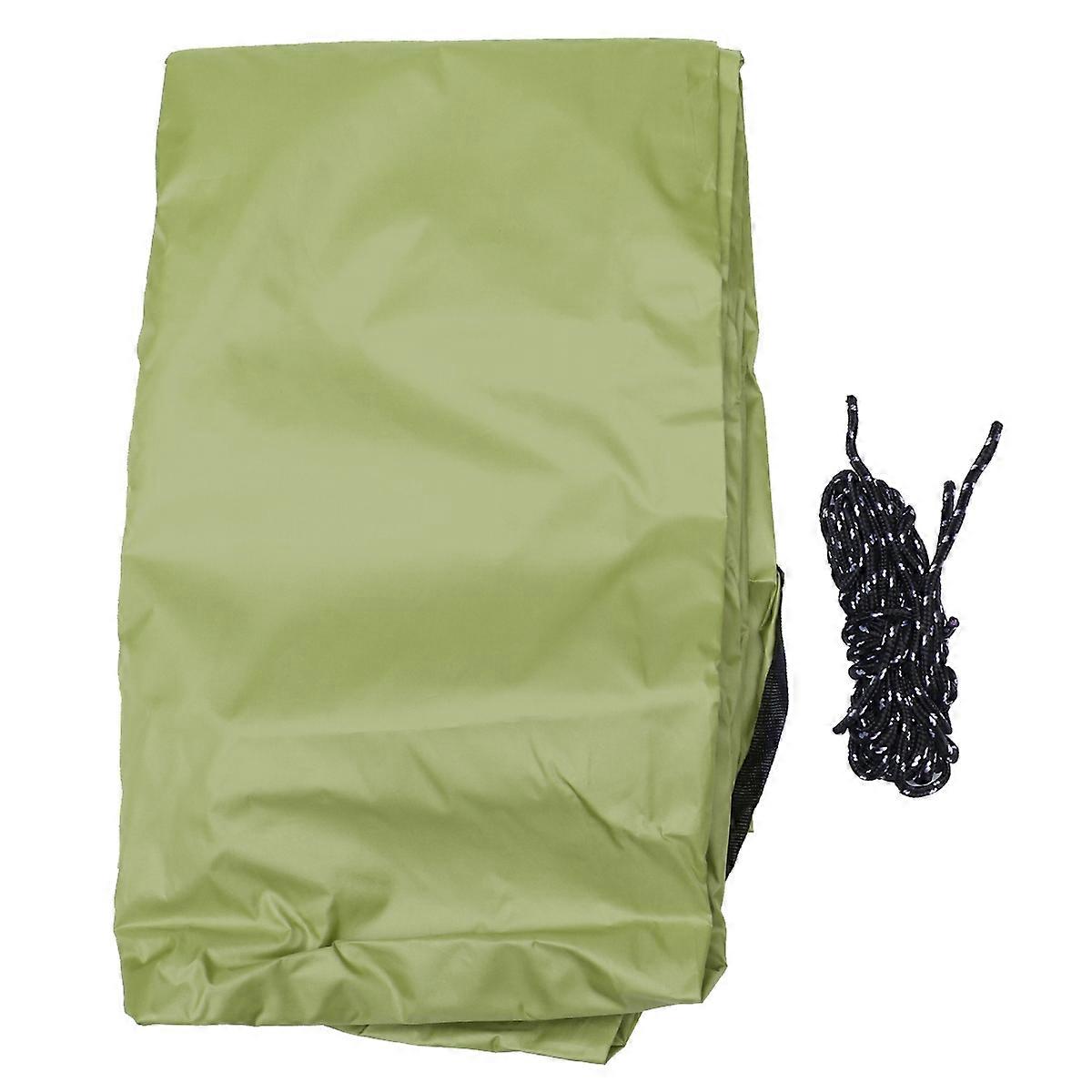 Practical Multifunctional Triangle Tarp Outdoor Camping Supplies Olive Green 1Set