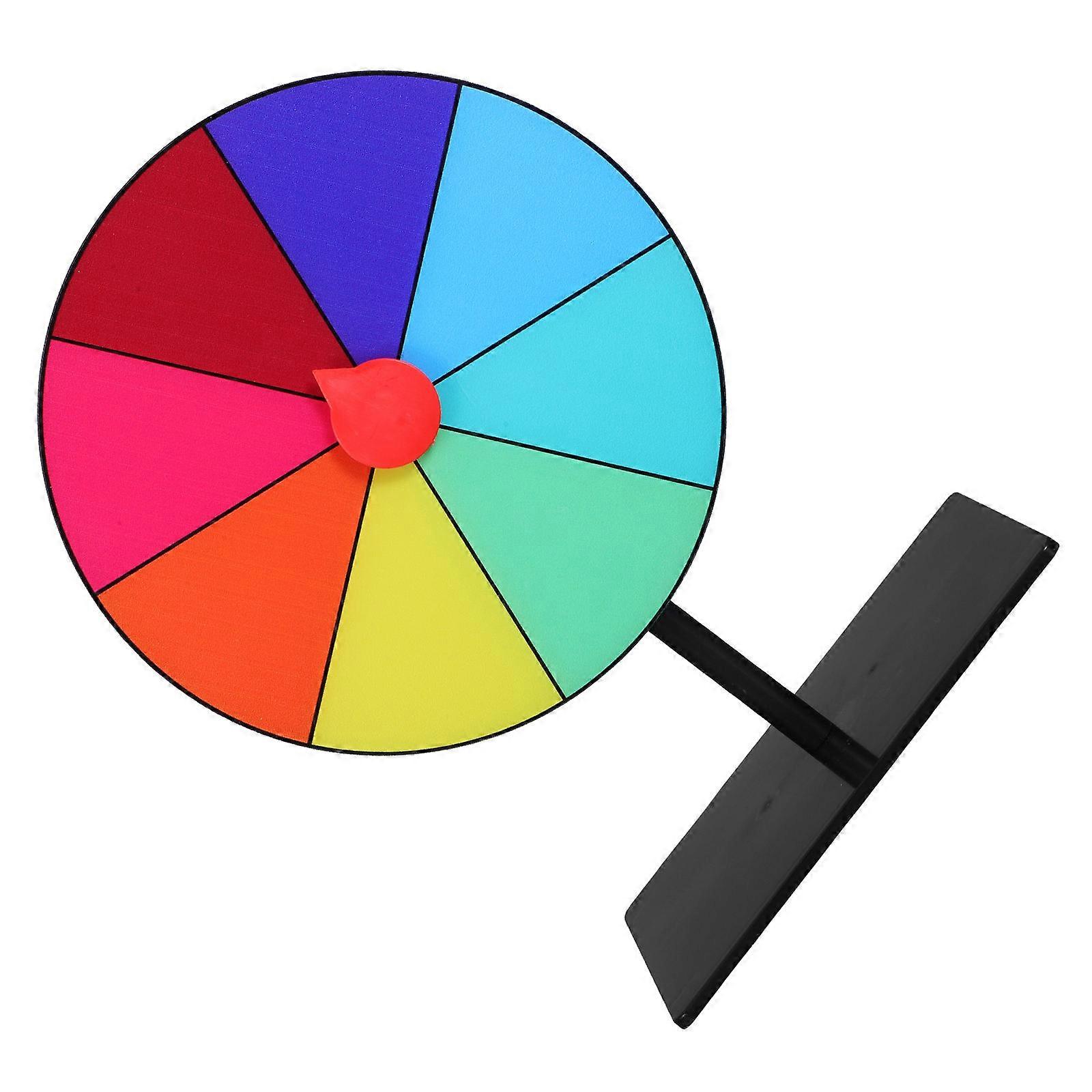 Dry Erase Spinning Prize Wheel for Parties Games Portable Reusable Game Spinner for Classroom Activities Tabletop Roulette Wheel