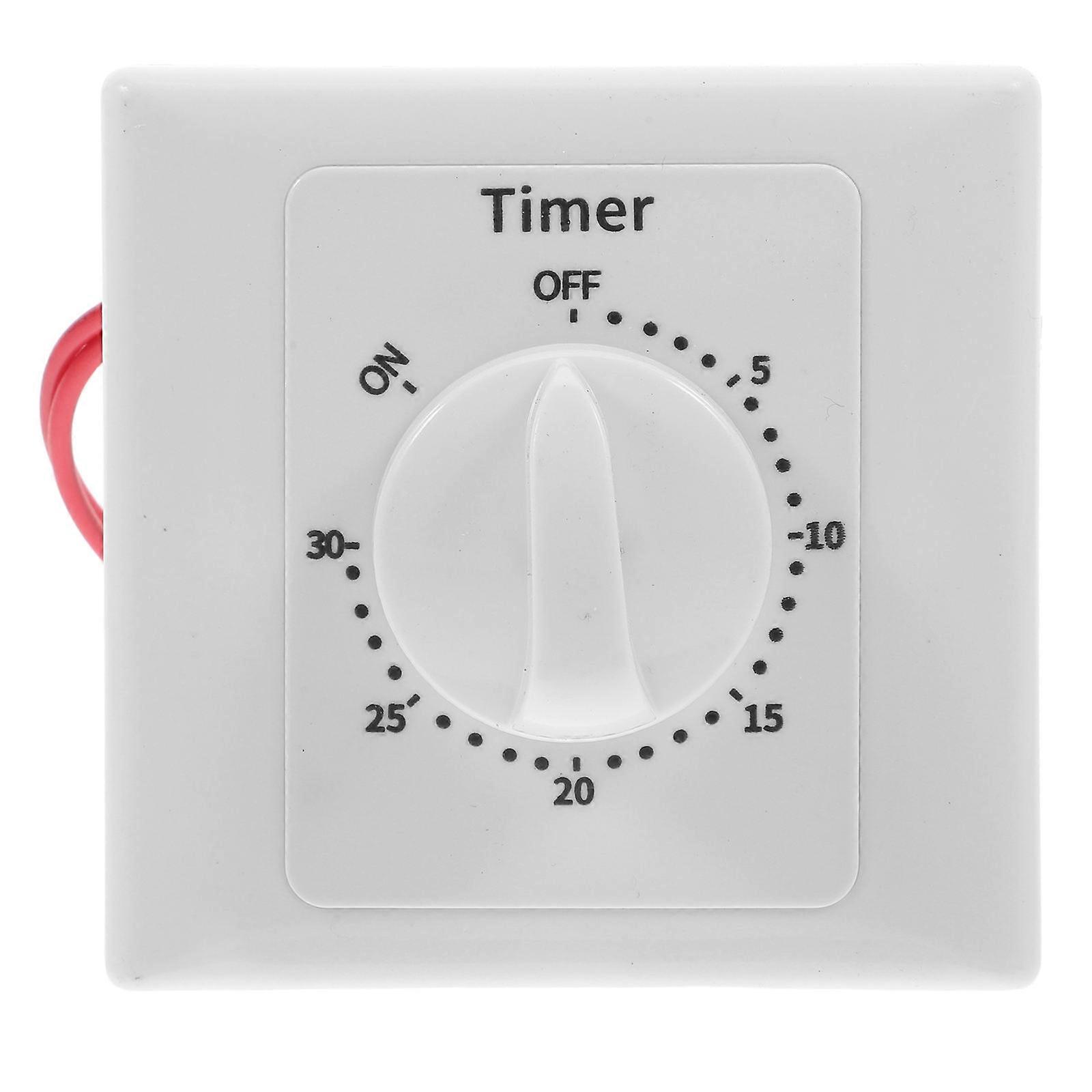 Mechanical Countdown Timer Switch for Indoor Outlets – Delay Control for Lights and Fans, Energy Efficient, Easy to Use for Home and Office