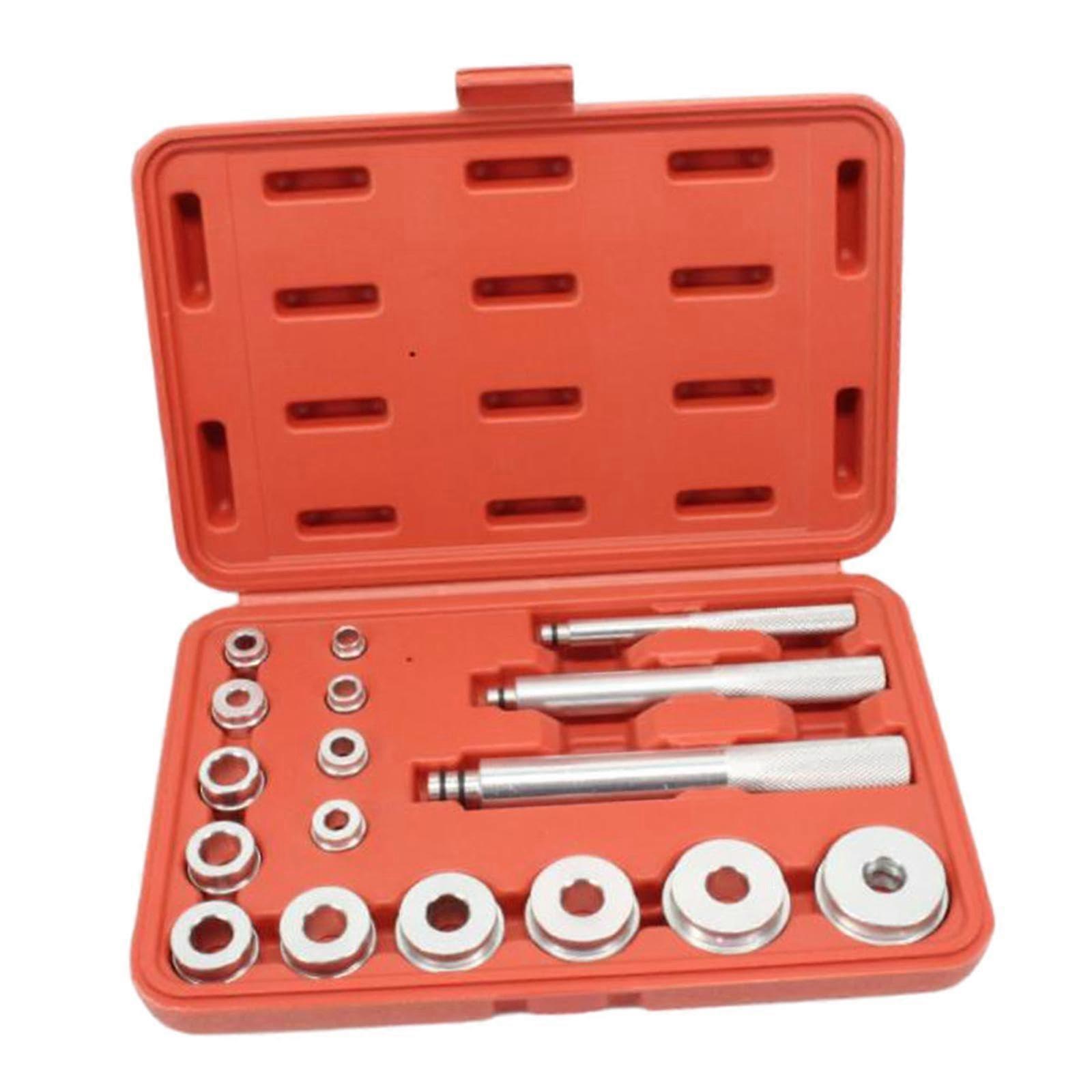 Bearing Ring Seal Mounting Kit 17 Piece Driver Disc Tool For Wheel Axle Bushing Installation