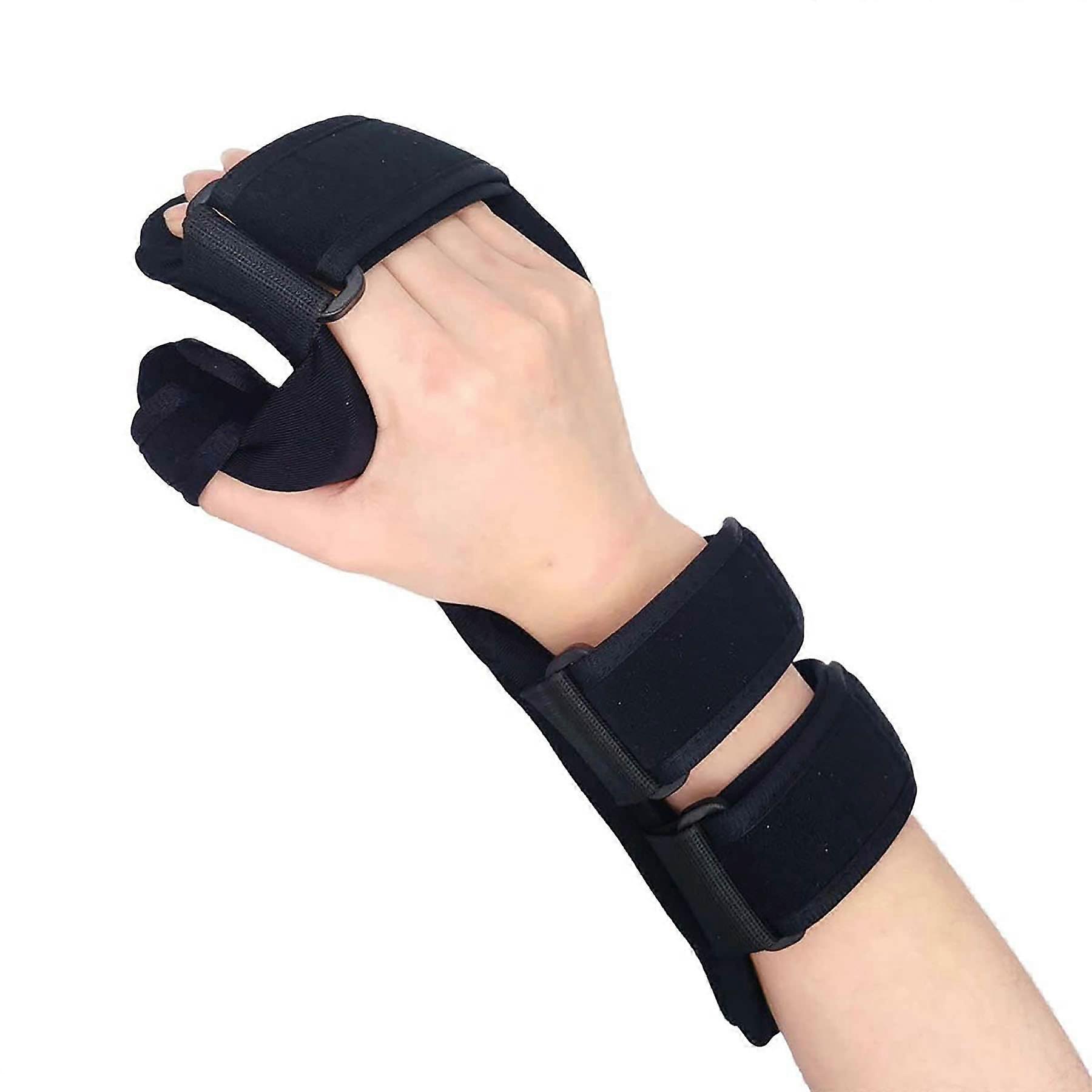 Stroke Hand Splint Resting Hand Splint For Arthritis And Flexion Contractures, Night Wrist Immobilizer, Right Hand L