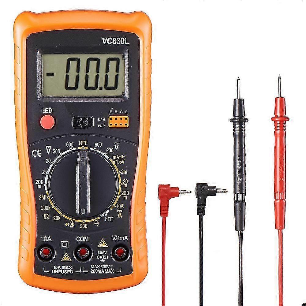 Digital Multimeter,Digital Automatic Multimeter,Professional Electrical Tester,VoltmeterOrange14*7.2*3.1cm