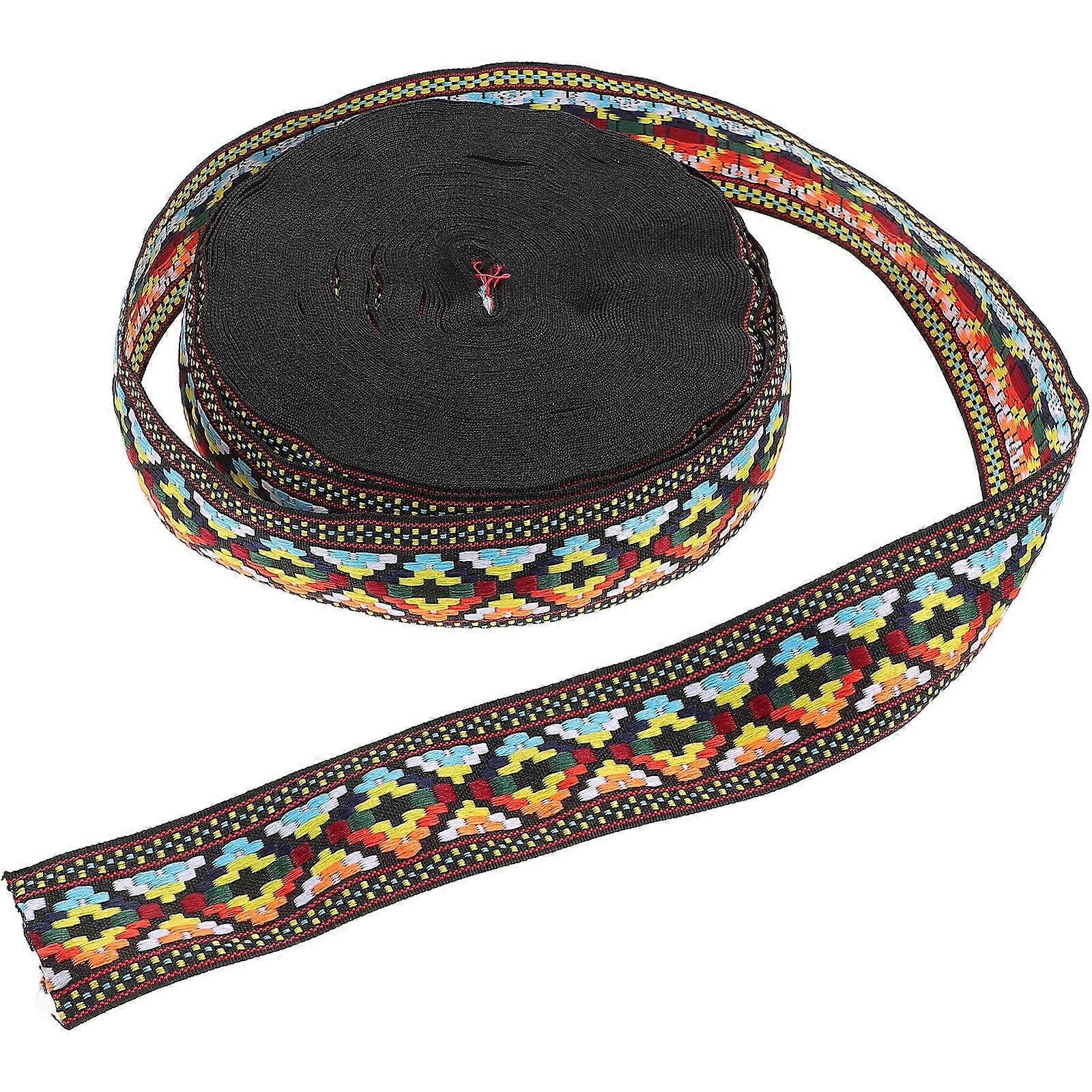 Knitting Craft Ribbon Decorative Ribbon Multi Polyester for Floral Arrangements 1 Roll