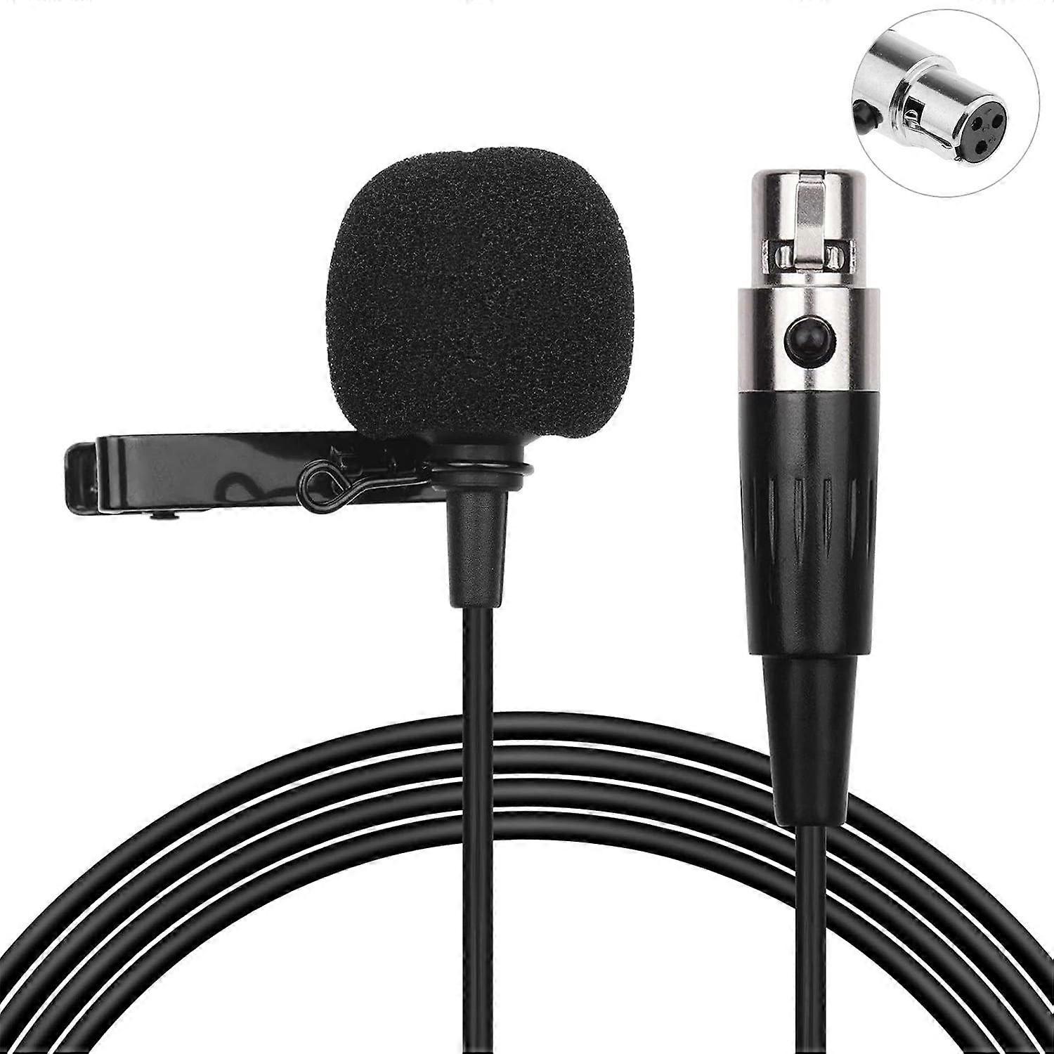 Metal Lavalier Microphone 3 Pin XLR Head