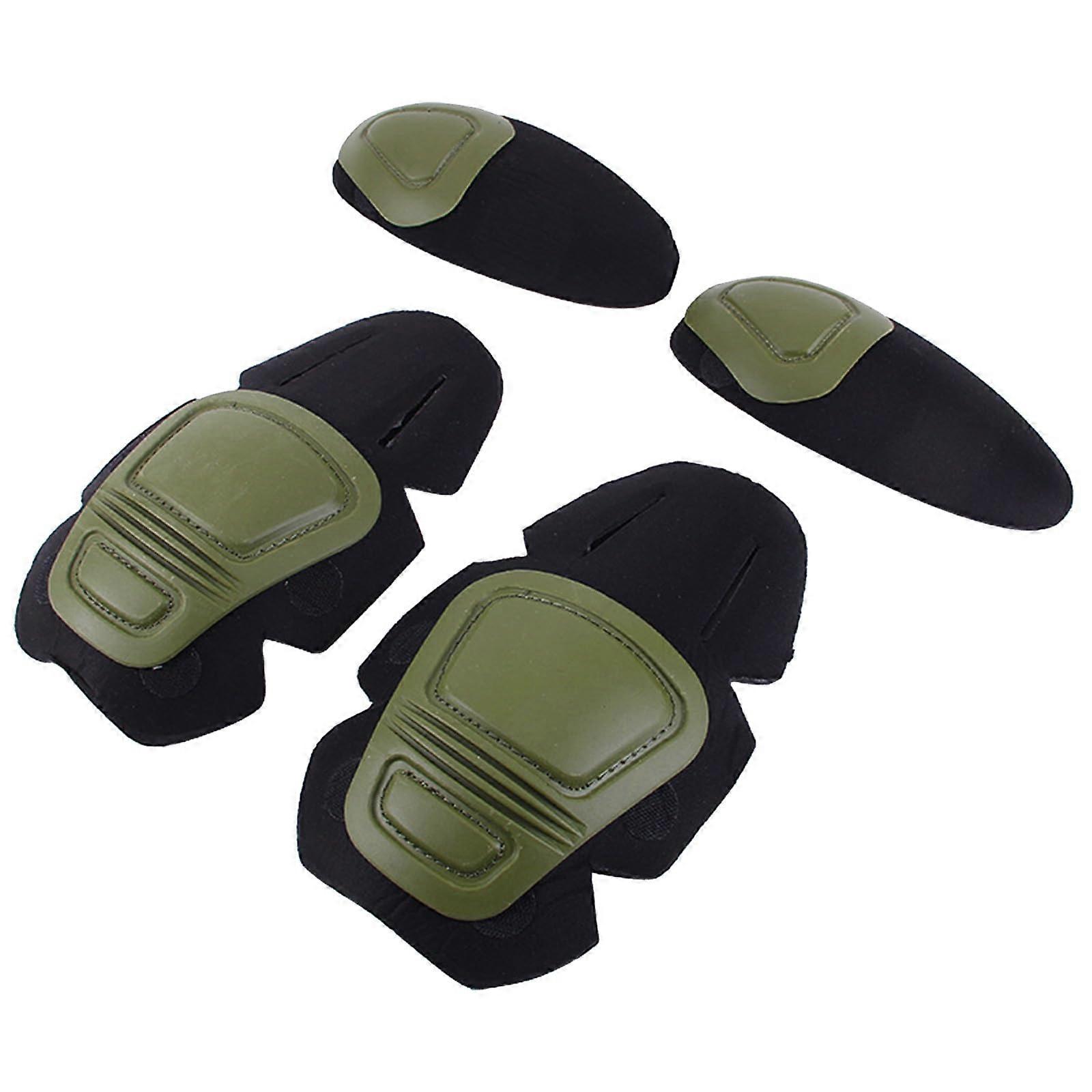 Sports Knee and Elbow Protectors Set for Adults and Teens, Durable Guards for Outdoor Cycling, Hiking, and Hunting Activities