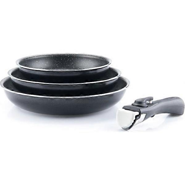 ARTHUR MARTIN Set 3 frying pans 20/24 / 28cm all heat sources including induction