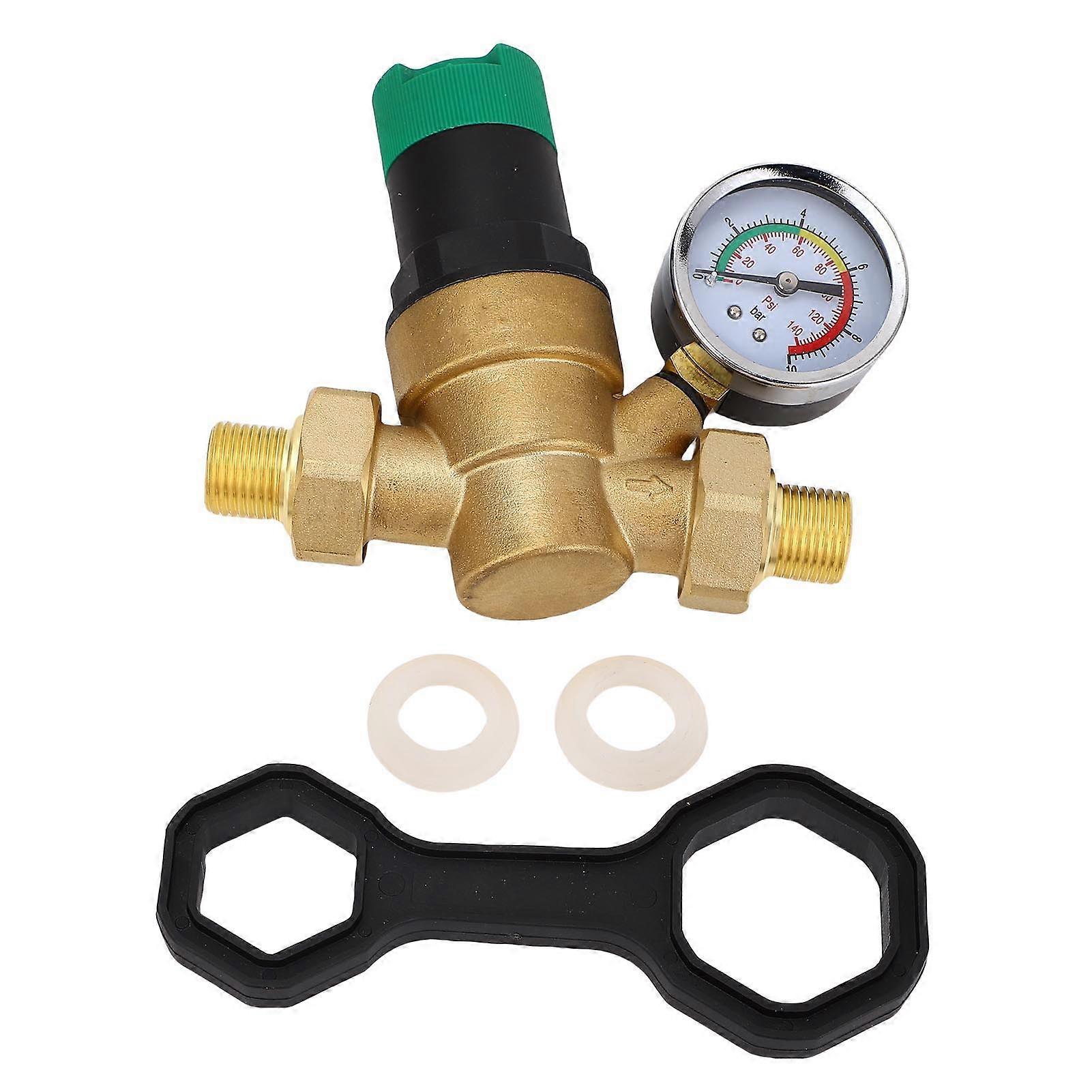 Water Pressure Brass Accurate Multifunctional Adjustable Filter Water Pressure Regulator with Dial