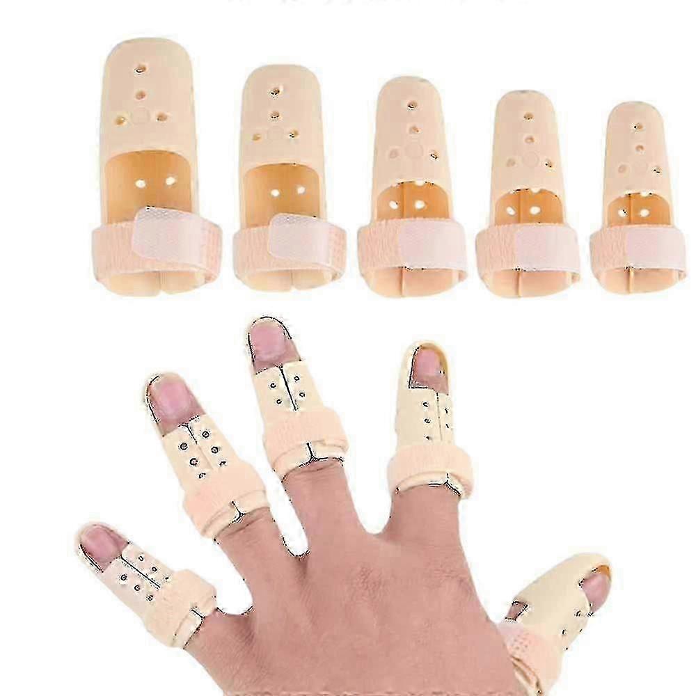 protective finger splint adjustable for joint damage relief
