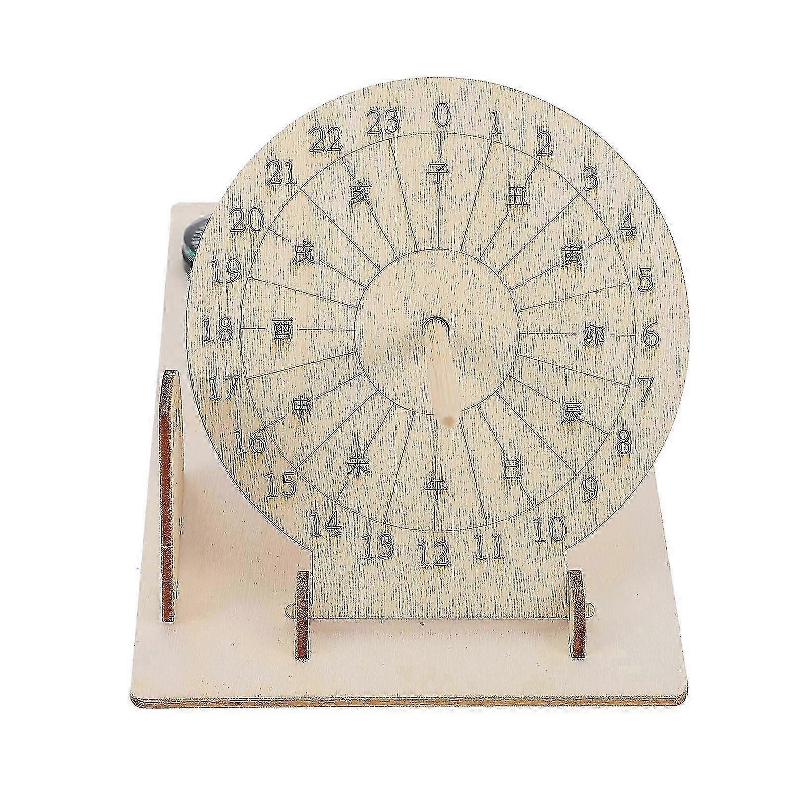 DIY Scientific Sundial Clock Set with Solarium Model for Scientific Learning