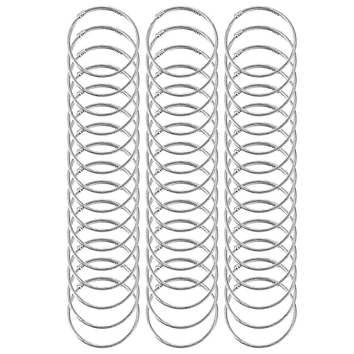 45 Pcs Snake Charm Bracelet Set Stainless Steel Expandable Bangle Bracelets Adjustable Silver Snake Bracelet Chain