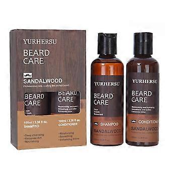 Revolution Beard Wash and Beard Conditioner for Men with Sandalwoodl and Coconut Oil - Beard Softener and Strengthener Beard Care Beard Shampoo and Co