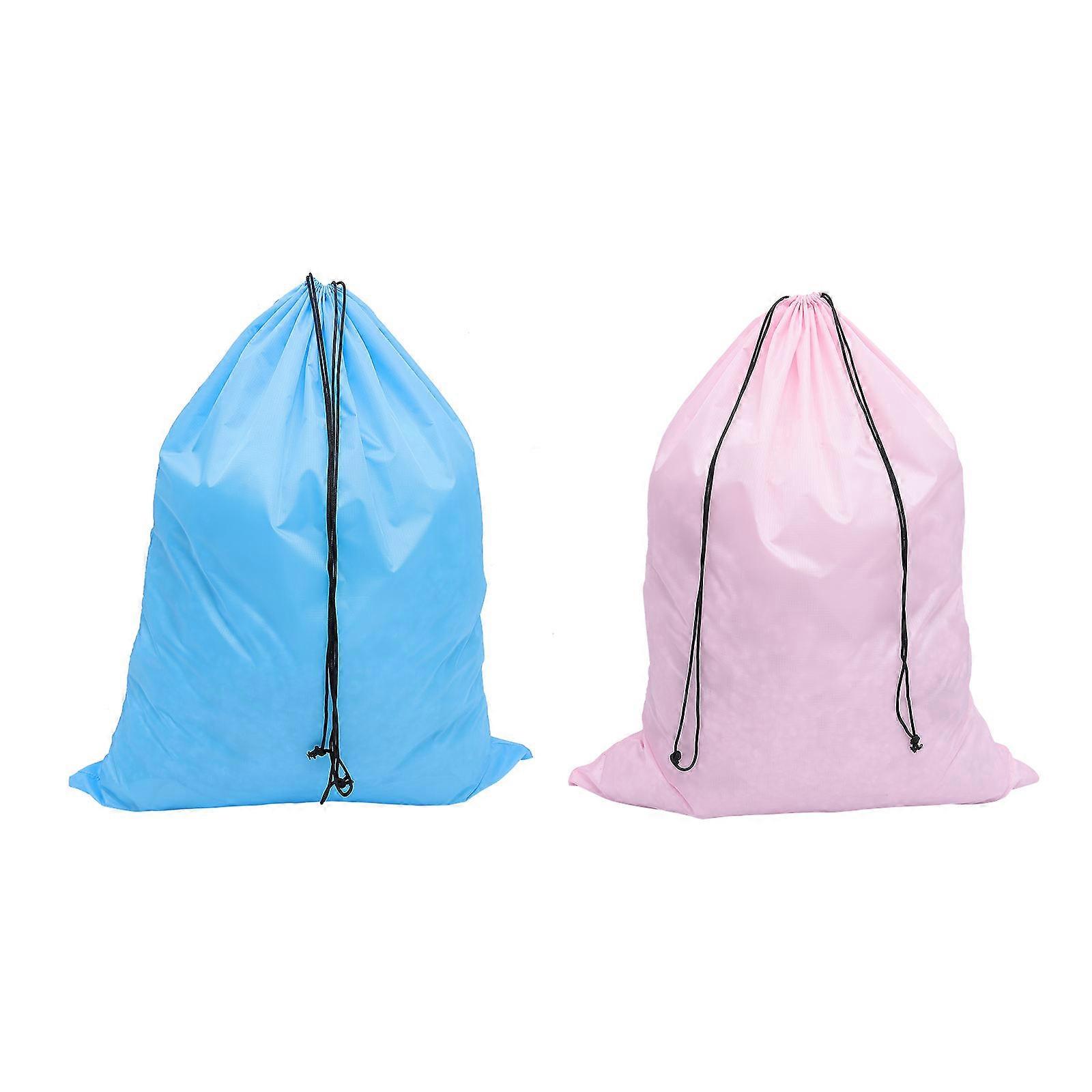Public Storage Bags Large Capacity Drawstring Bags for Storage Use 2Pcs