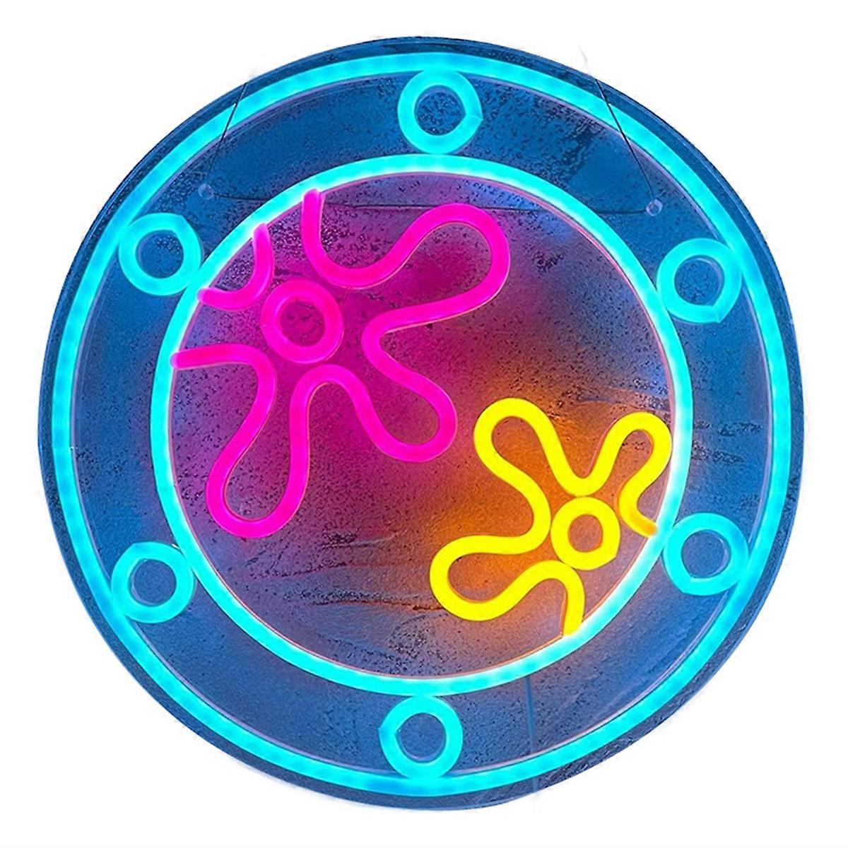Ocean World Porthole Neon Light Signs for Wall Decor