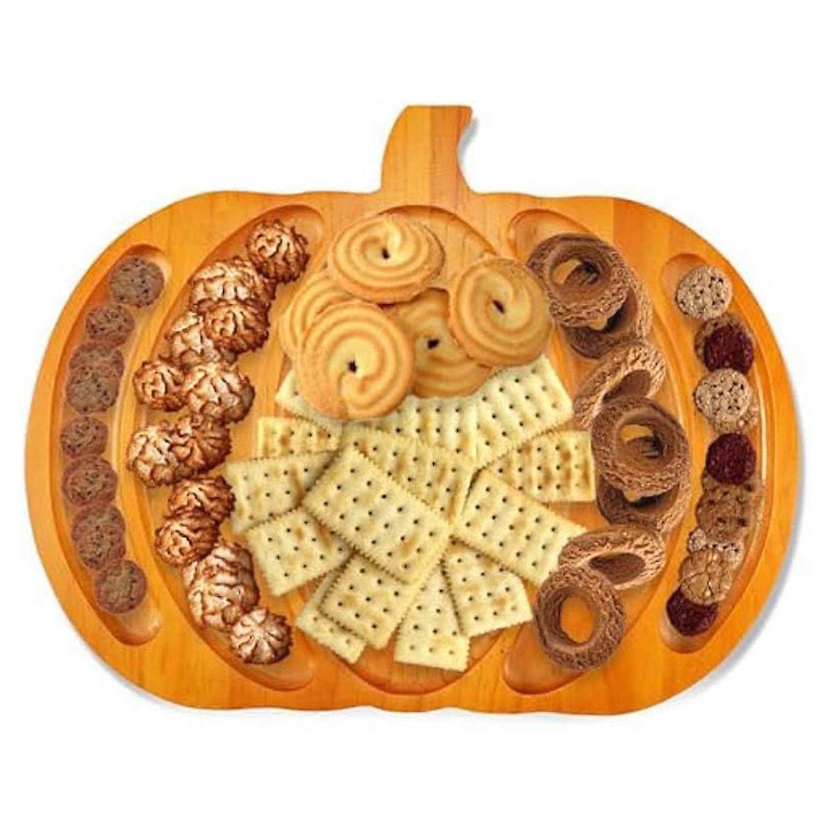 Halloween Pumpkin Wood Cutting Board with Handle