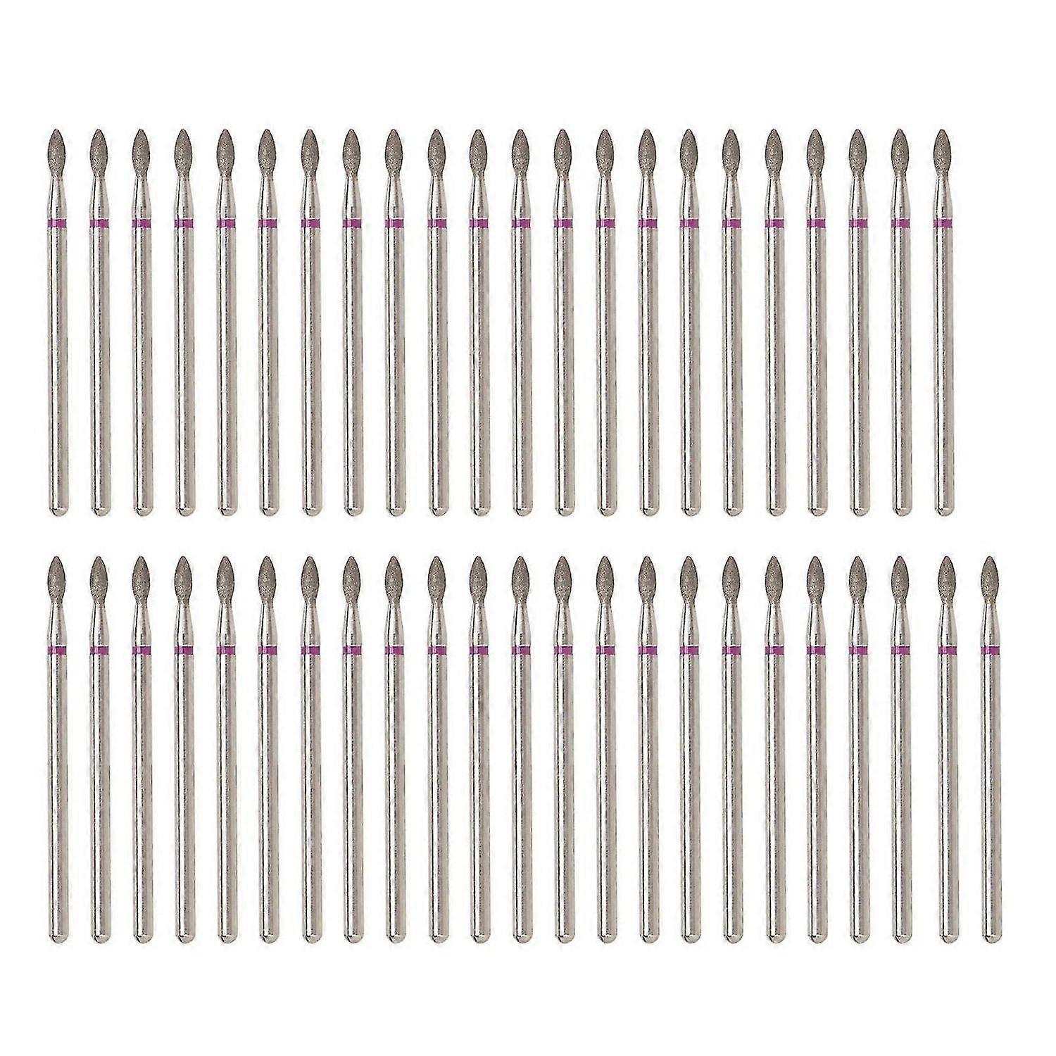 2025 Latest Model 50pcs Nail Drill Bits Diamond Sand Rough Surface Cuticle Rem...
